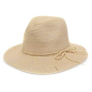 Style & Co Women's Basic Straw Panama Hat Natural O/S (MSRP $39)